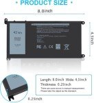 42WH Battery for Dell Inspiron and Latitude Laptops
