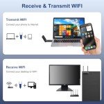 Maxuni AC1300 Dual Band USB WiFi Adapter