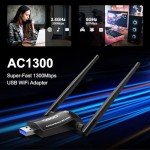 QGOO AC1300Mbps Wireless WiFi Adapter for PC