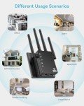 GEYILO WiFi Extender Signal Booster with Ethernet Port