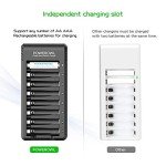 POWEROWL Rechargeable AA/AAA Batteries & Fast Charger