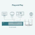 TP-Link 24-Port Gigabit Smart Switch, Metal Design