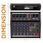 Pyle Bluetooth 6-Channel DJ Audio Mixer