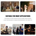 KASCHUN 8-Channel DJ Audio Mixer with Bluetooth