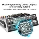 Depusheng AG8 8-Channel Audio Mixer with MP3 Player