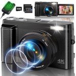 48MP 4K Vlogging Camera with 16X Zoom