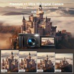 48MP 4K Vlogging Camera with 16X Zoom