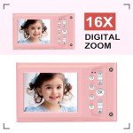 48MP Compact Digital Camera with 16x Zoom (Pink)