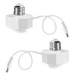 Light Socket Adapter for Smart Bulbs (2-Pack)