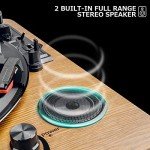 Popsky Bluetooth 3-Speed Vinyl Record Player