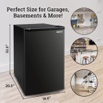 Igloo 3.2 Cu.Ft. Compact Refrigerator with Freezer