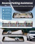 12" 4K Smart Rear View Mirror Dash Cam