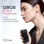 TCTEC 128GB Smart Voice Recorder with AI Transcription