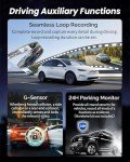 12" 4K Smart Rear View Mirror Dash Cam