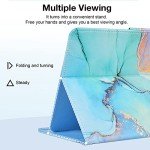 Universal Folio Case for 9-10.5" Tablets, Green Marble