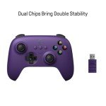 8Bitdo Ultimate Wireless Controller with Dock (Purple)