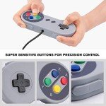 Rii Retro SNES USB Game Controller - 2 Pack