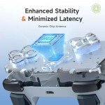 EasySMX Wireless Bluetooth Game Controller with RGB Lights