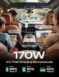 LISEN 170W USB C Fast Car Charger Adapter