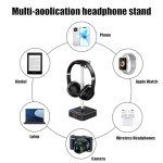 RGB Headphone Stand with USB Charging and Outlets