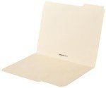 Amazon Basics 1/3-Cut Tab File Folders, 100-Pack