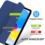 MoKo Slim PU Leather Case for iPad 10 2022