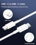 WODENTA 67W 3-Port Fast USB C Car Charger