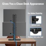 Vertical Dual Monitor Stand for 32-Inch Screens