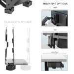 VIVO Adjustable Under Desk Mini PC Mount