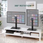 BFTOU Adjustable Monitor Stand for 13″–32″ Screens