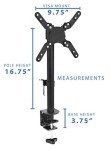 Heavy-Duty UltraWide Monitor and TV Desk Mount