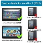 Kid-Friendly Tablet Case with Stand - Blue
