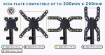Heavy-Duty UltraWide Monitor and TV Desk Mount
