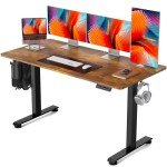 Veken 55 Inch Height Adjustable Electric Desk