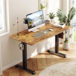 Veken 55 Inch Height Adjustable Electric Desk