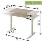 Radlove 55" Electric Height Adjustable Standing Desk