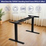 TOPSKY Dual Motor Electric Adjustable Standing Desk