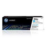 HP 206X Cyan High-Yield Toner Cartridge
