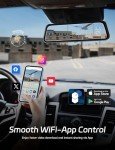 P10 Plus 4K WiFi Dual Dash Cam with GPS