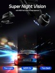 P10 Plus 4K WiFi Dual Dash Cam with GPS