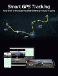P10 Plus 4K WiFi Dual Dash Cam with GPS