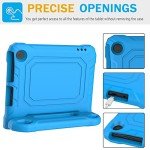 Kid-Friendly Tablet Case with Stand - Blue