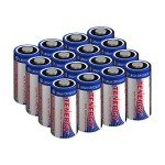 Tenergy 3V CR123A Lithium Batteries, 16-Pack