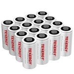 Tenergy 16-Pack CR123A 3V Lithium Batteries