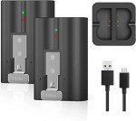 2-Pack 6040mAh Rechargeable Batteries for Ring Cameras
