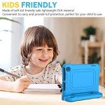 Kid-Friendly Tablet Case with Stand - Blue