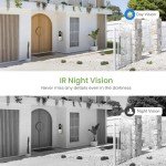 Hubposh Wireless Smart Video Doorbell Camera