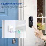 Novaquill 1080P Wireless Smart Video Doorbell Camera