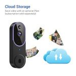 Novaquill 1080P Wireless Smart Video Doorbell Camera