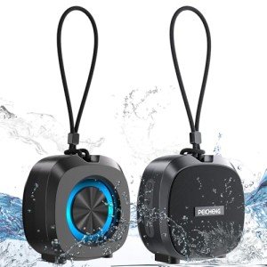 Portable Waterproof Bluetooth Speaker with RGB Lights
